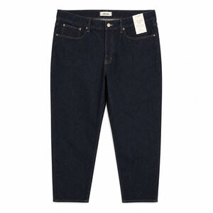 Madewell The Jules Slim Straight Jeans Womens Size 16W Blue Mid Rise Stretch NWT
